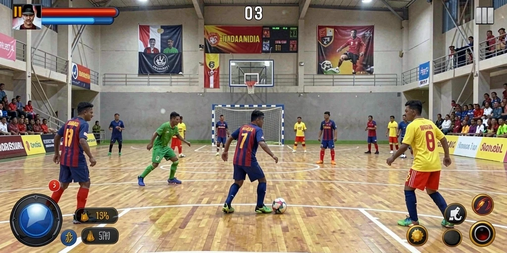 Tampilan grafis yang memukau dan penuh warna.