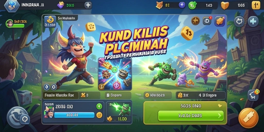 Screenshot menunjukkan karakter utama dalam aksi.