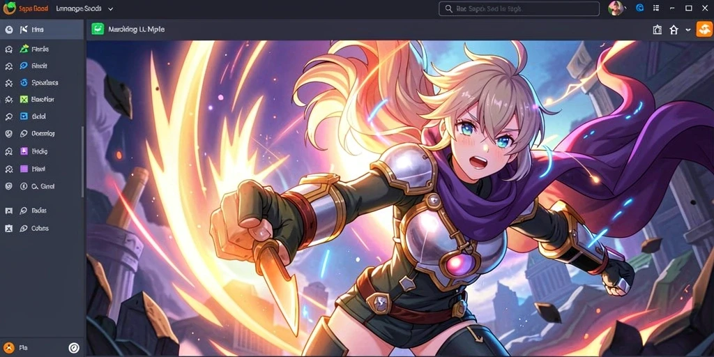 Tampilan level pertama yang penuh warna dan detail.
