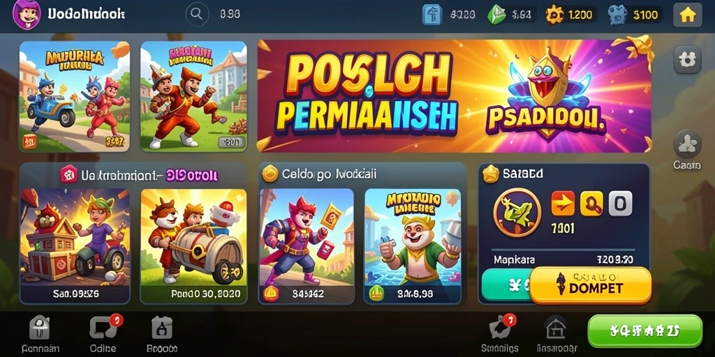 Tampilan antarmuka pengguna yang menarik.