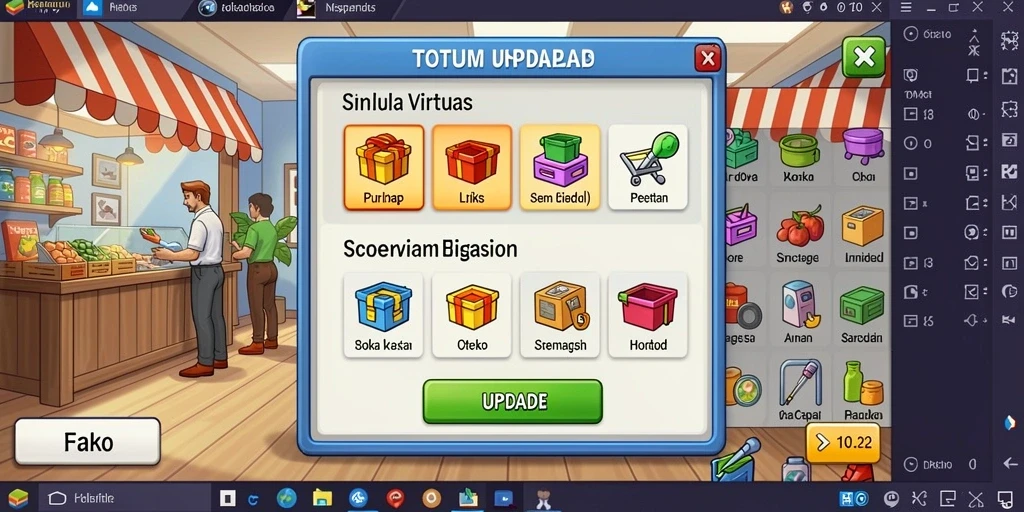Screenshot tampilan antarmuka yang menarik.
