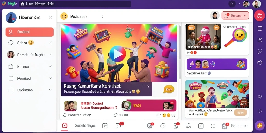 Tampilan antarmuka yang menarik dan modern.