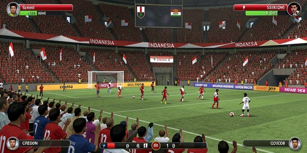 Tampilan awal permainan yang menarik.