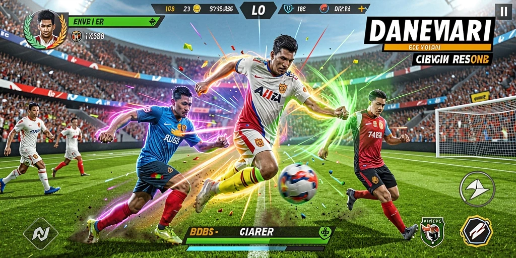 Tampilan antarmuka game yang menarik.
